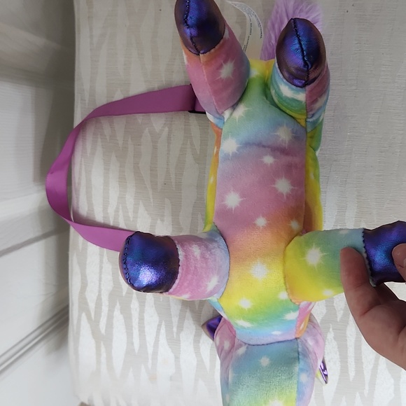 Childrens Unicorn 🦄 Rainbow, Stuffed Animal Purse - Picture 6 of 9